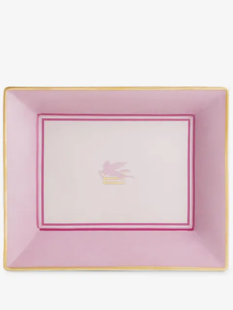 ETRO HOME Pegaso-motif porcelain tray