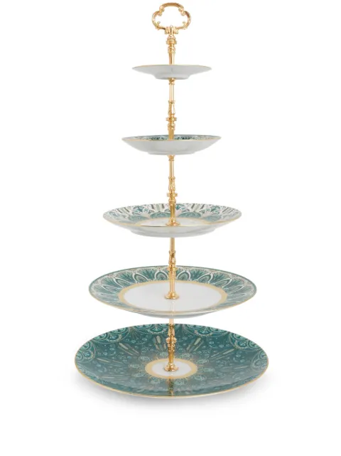 Haviland abstract-print cake stand