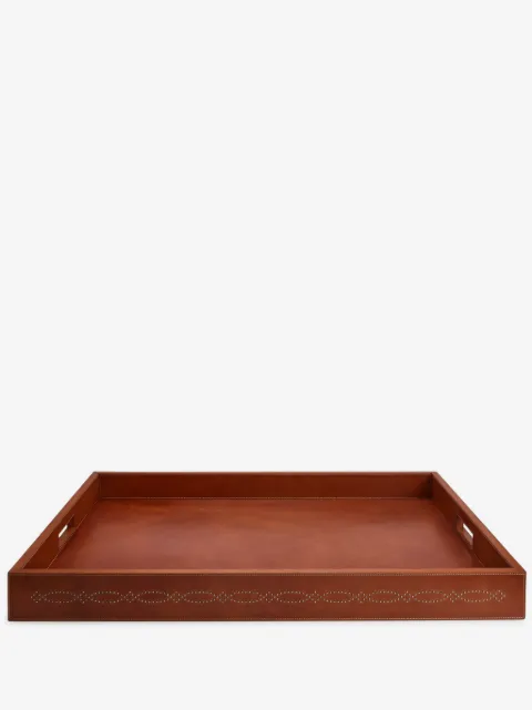 Ralph Lauren Home studded leather tray