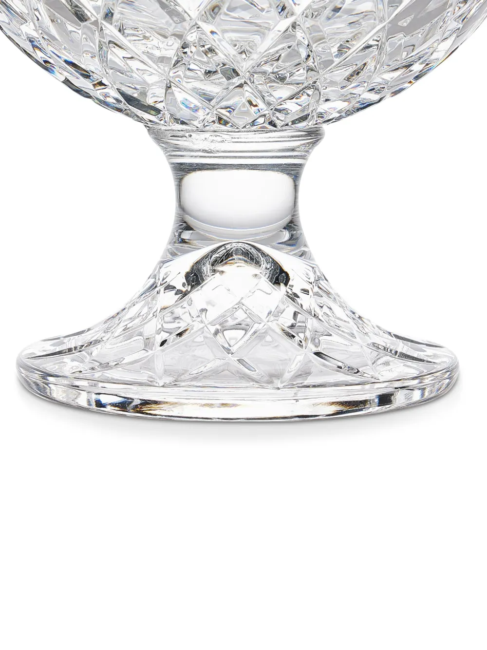 Mario Cioni & C Tall Crystal Vase In White