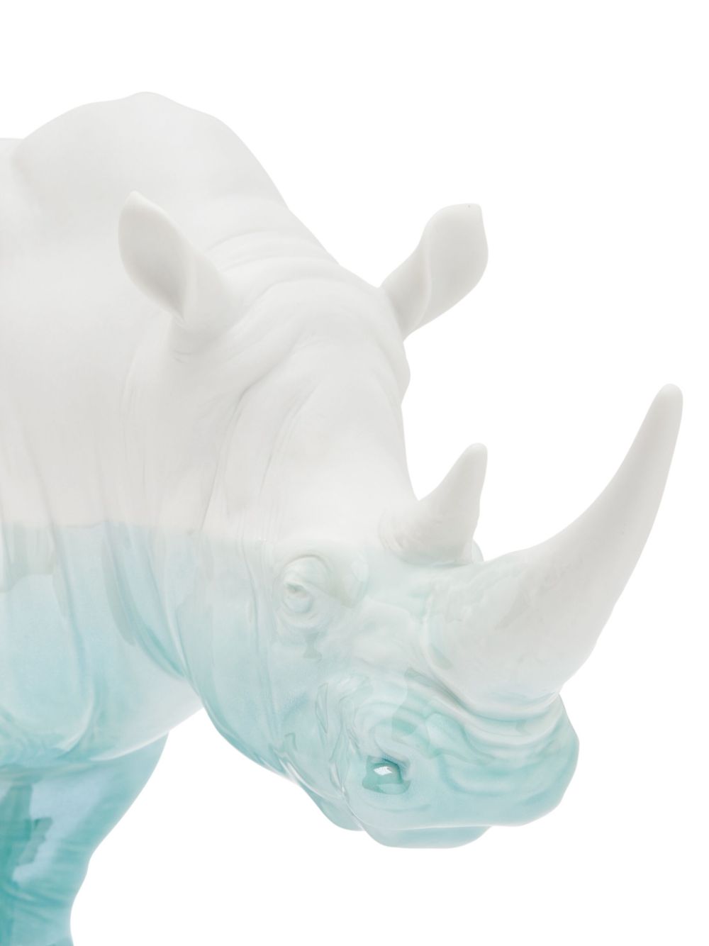 Lladró rhino porcelain sculpture - Wit