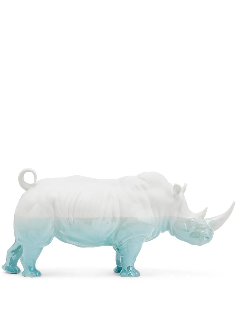 Lladró Scultura Rhino | bianco | Image 1