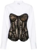 Giuseppe Di Morabito corset-style shirt - White