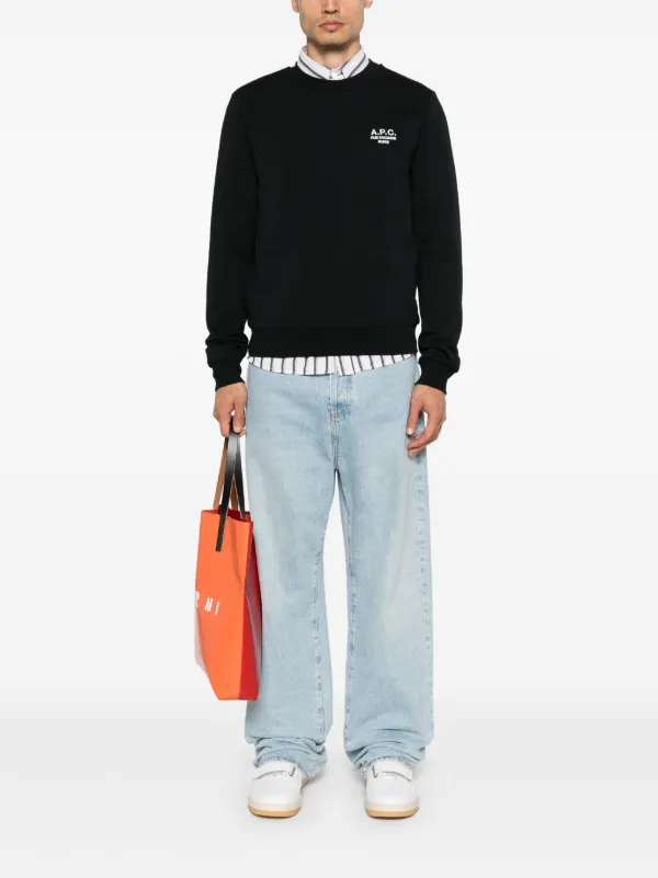 A.P.C. Standard Rue Madame Sweatshirt | Black | FARFETCH JO