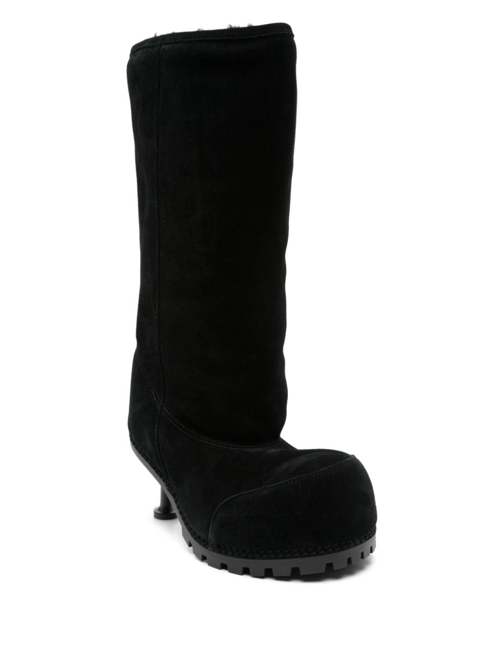 Balenciaga 90mm Alaska Fur boots - Zwart