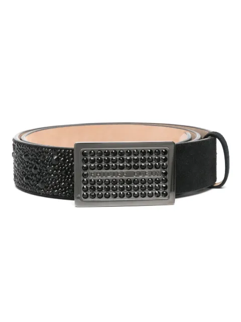 Philipp Plein crystal-embellished belt