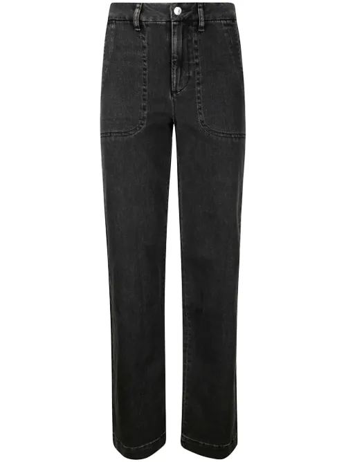 Jean droit à effet délavé - A.P.C. - Modalova