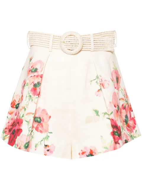 ZIMMERMANN Lightburst Tuck Shorts