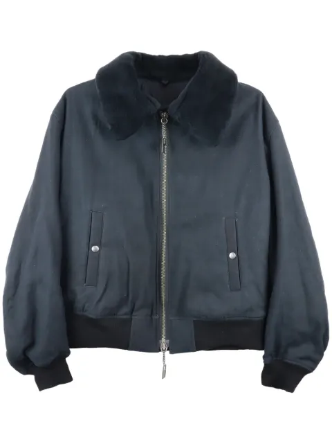 Yohji Yamamoto Lady-print bomber jacket