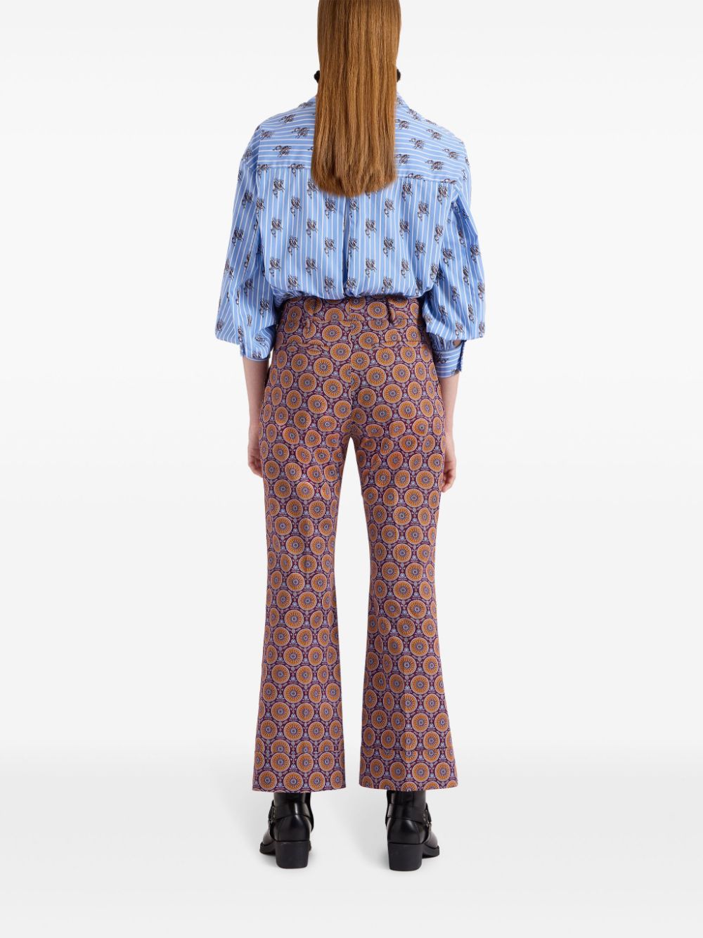 Shop La Doublej Hendrix Trousers In Violett