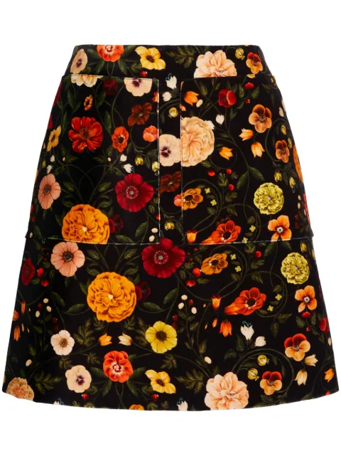 La DoubleJ floral-print skirt