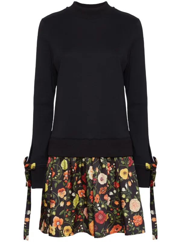 La DoubleJ Sporty Mini Dress in Black