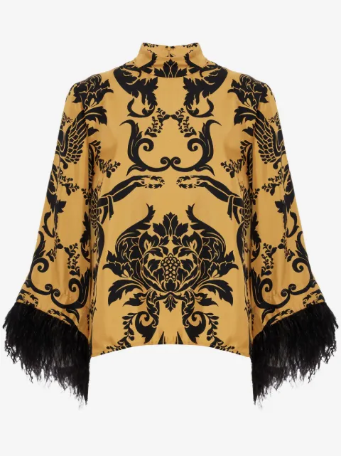 La DoubleJ Make An Exit (With Feathers) top