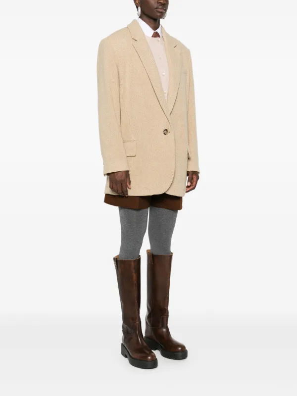 ジャケット ISABEL MARANT ETOILE Embroidered Wool Blend Cikaito Blazer Isabel Marant Etoile Embroidered Wool Blend Cikaito Blazer