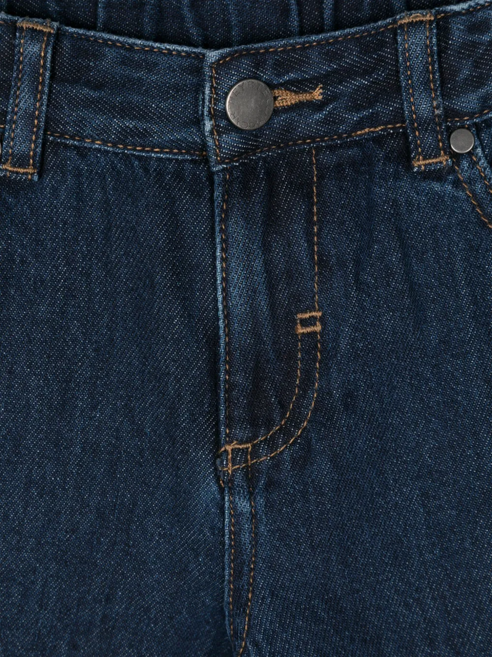 Stella McCartney Kids Jeans met vervaagd effect Blauw
