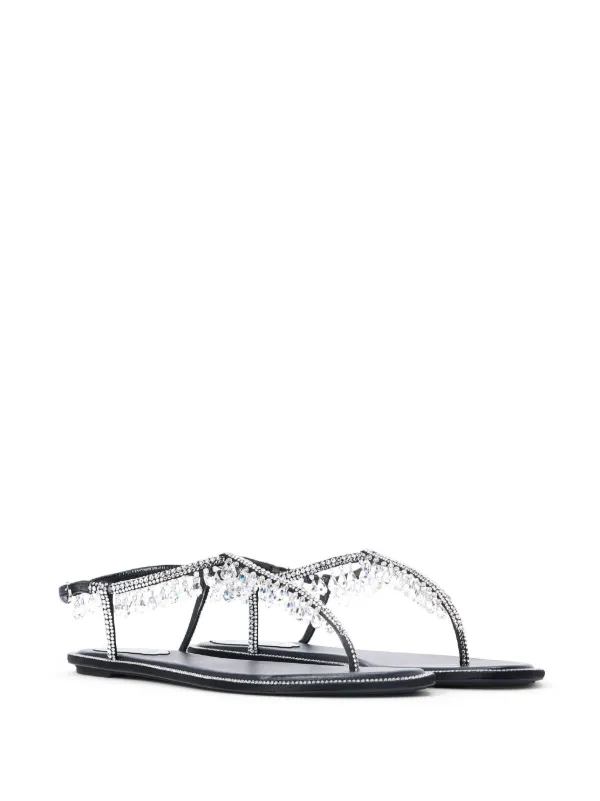 René Caovilla Chandelier Sandals | Black | FARFETCH PL
