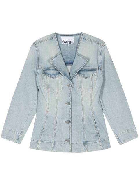 GANNI denim blazer Women