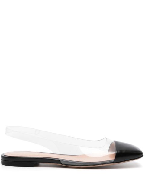 Gianvito Rossi Plexi ballet flats Women