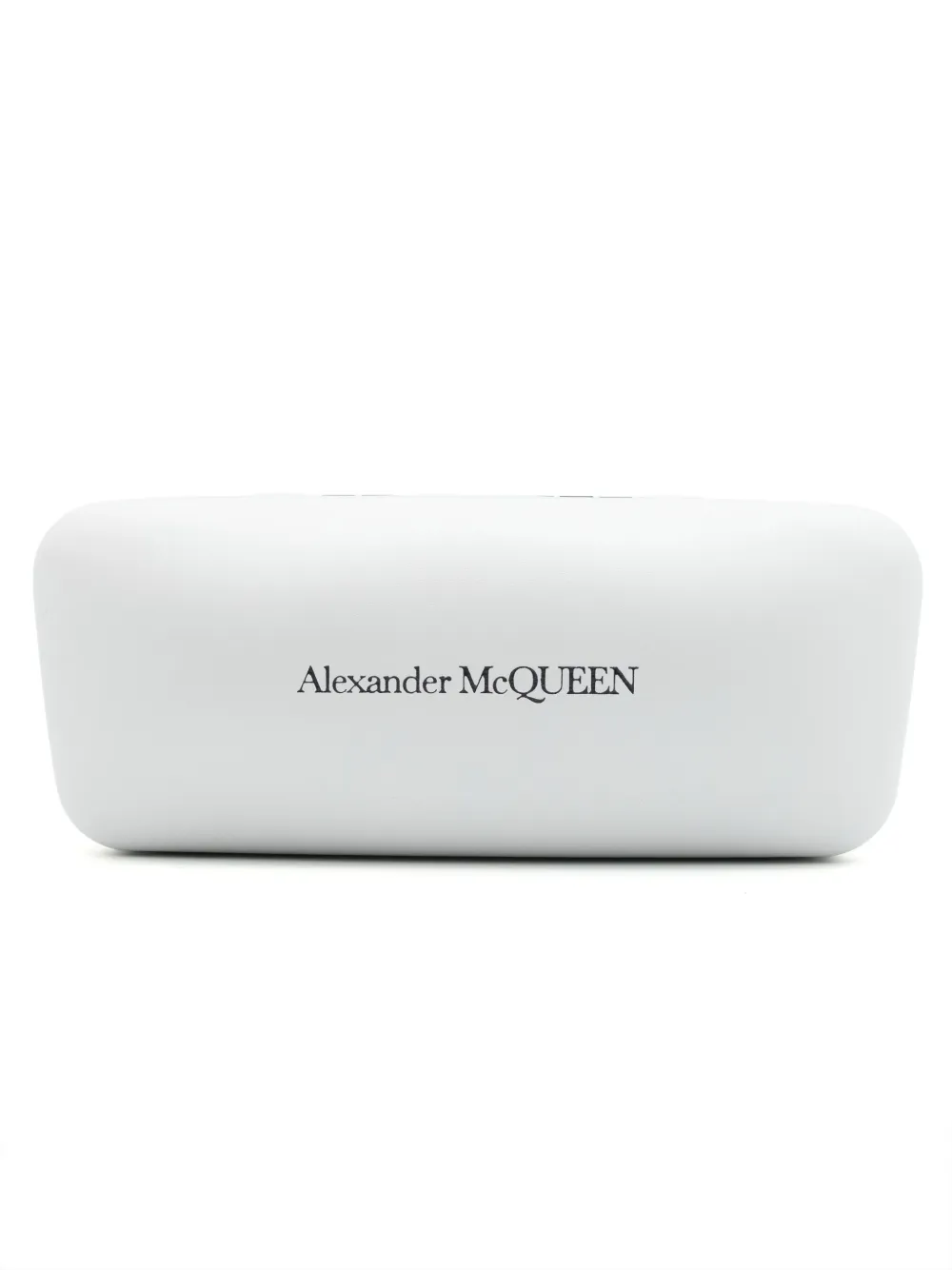 Alexander McQueen Zonnebril met geometrisch montuur en spikes Zwart
