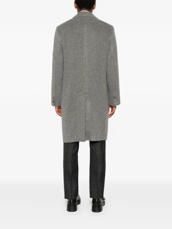 Emporio Armani Brushed Coat - Farfetch