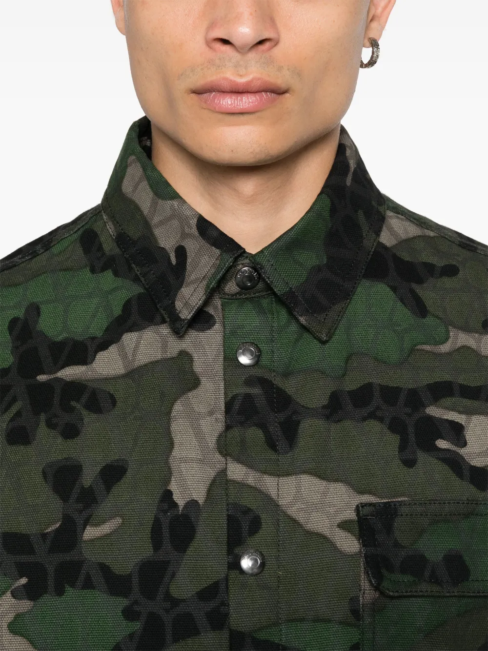 Valentino Garavani Jack met camouflageprint Groen