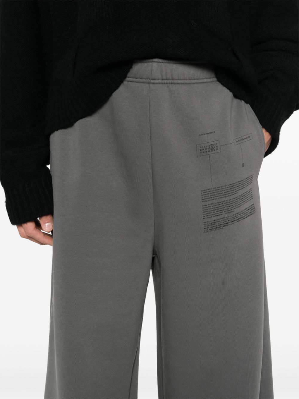 MM6 Maison Margiela numbers-motif track pants Men