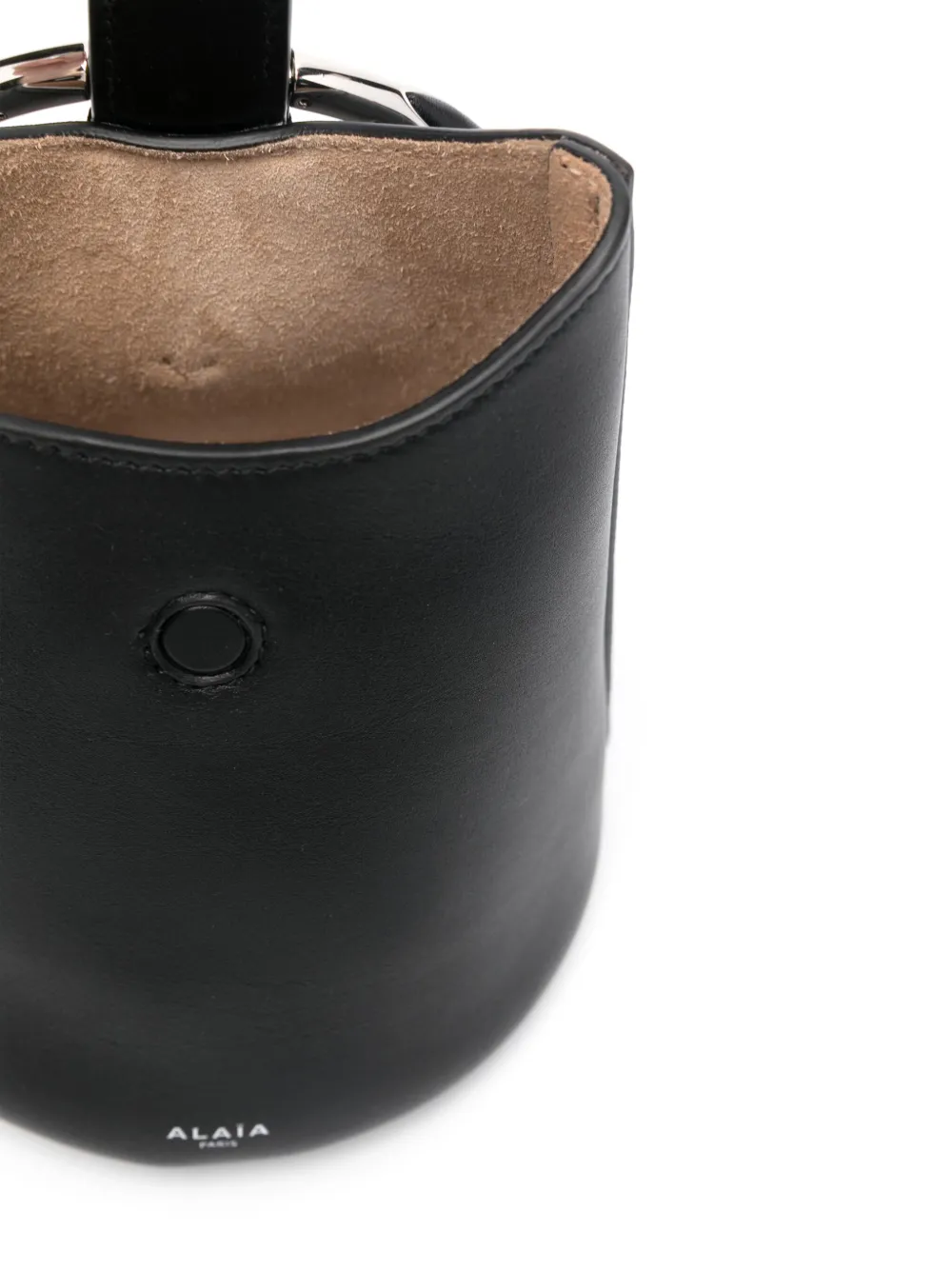 【ALAIA】ブラック ミニ Ring バケットバッグ Alaïa Ring Mini Bag | Black | FARFETCH