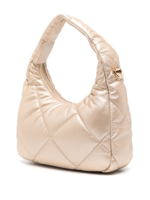 small padded quilted shoulder bag