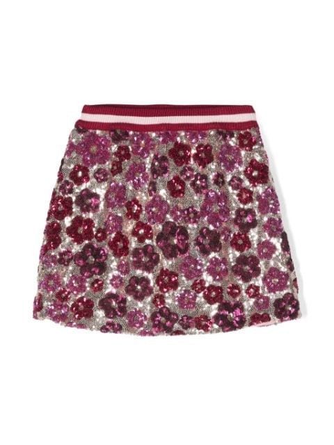 Simonetta sequin embellished skirt