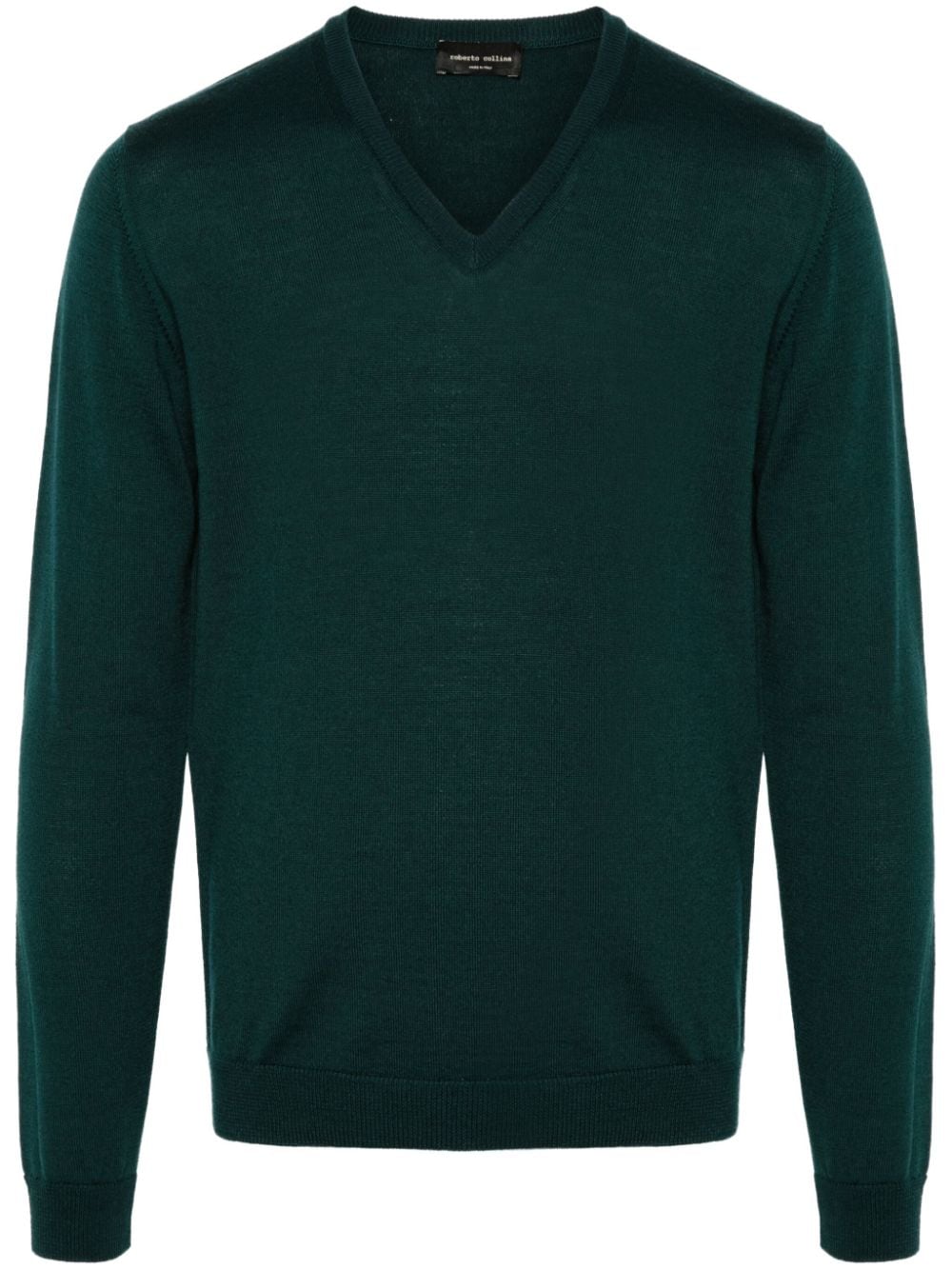 Shop Roberto Collina Merino Wool Sweater In Green