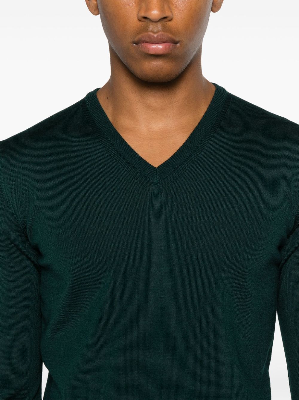 Shop Roberto Collina Merino Wool Sweater In Green