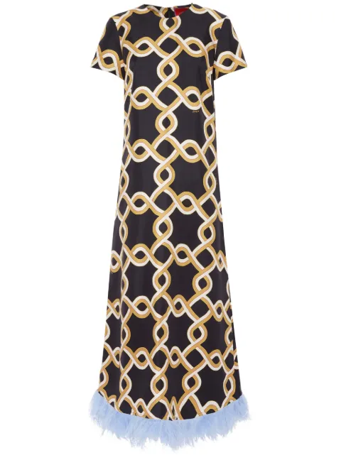 La DoubleJ Swing (with feathers) dress