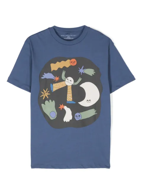 Stella McCartney Kids playera Space Graphic