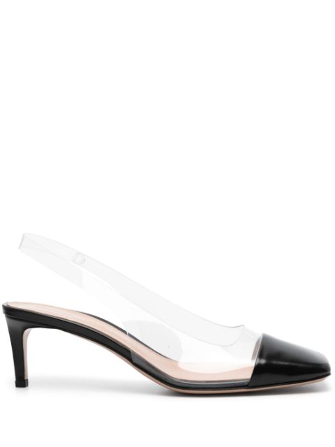 Gianvito Rossi Plexi Decollete slingback pumps Women