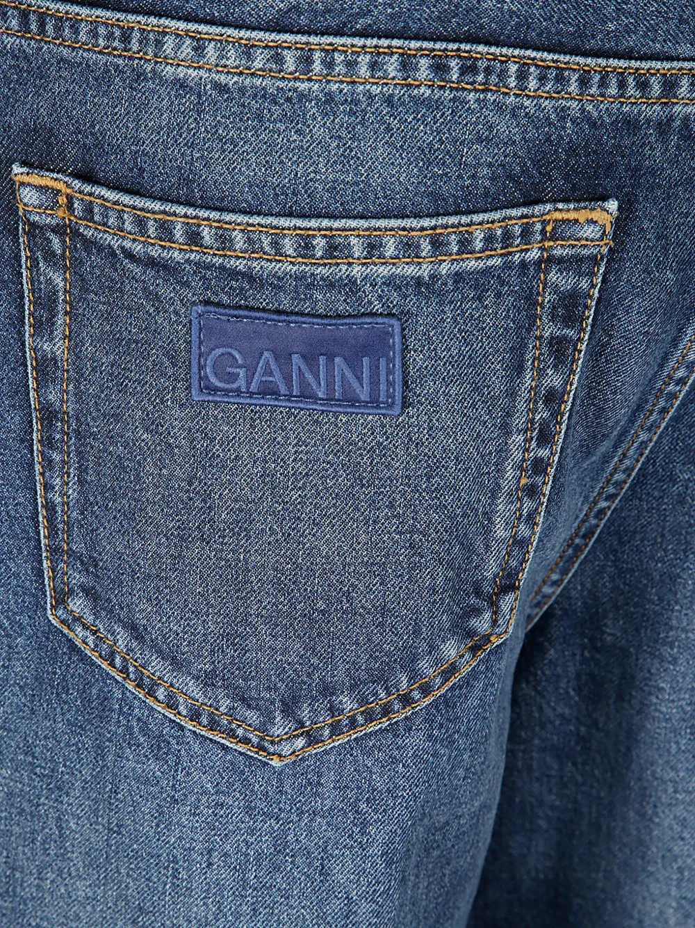 GANNI Jeans Blauw
