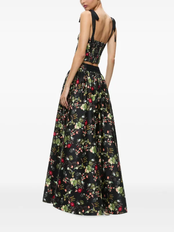 Alice + Olivia Nilda Voluminous Maxi Skirt | Black | FARFETCH Alice + Olivia Nilda Voluminous Maxi Skirt | Black | FARFETCH