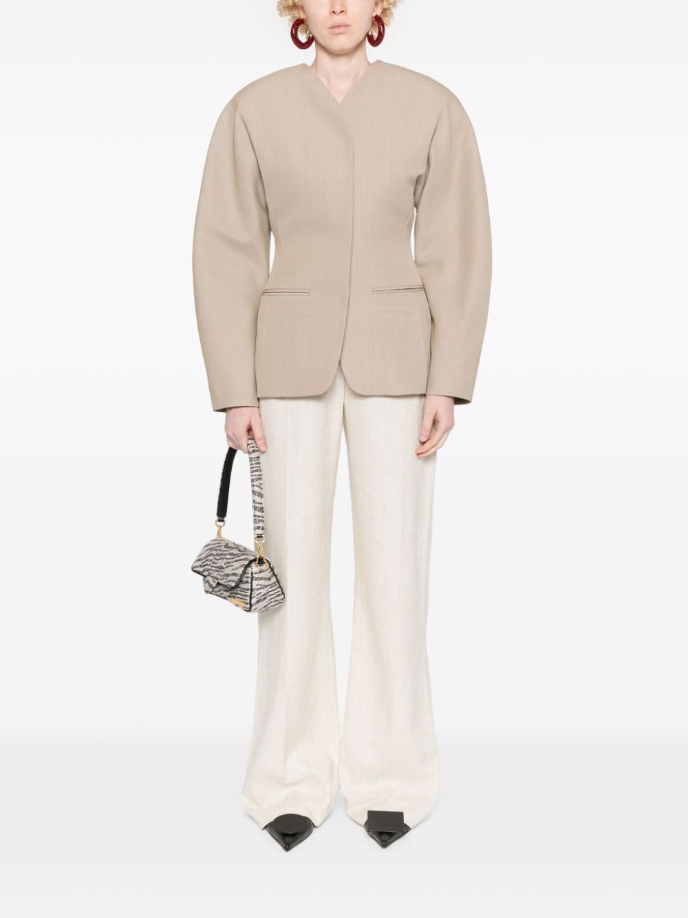 Jacquemus Le Pantalon Sauge broek - Beige