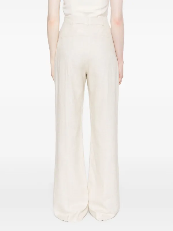 Jacquemus Le Pantalon Sauge Trousers | Neutrals | FARFETCH