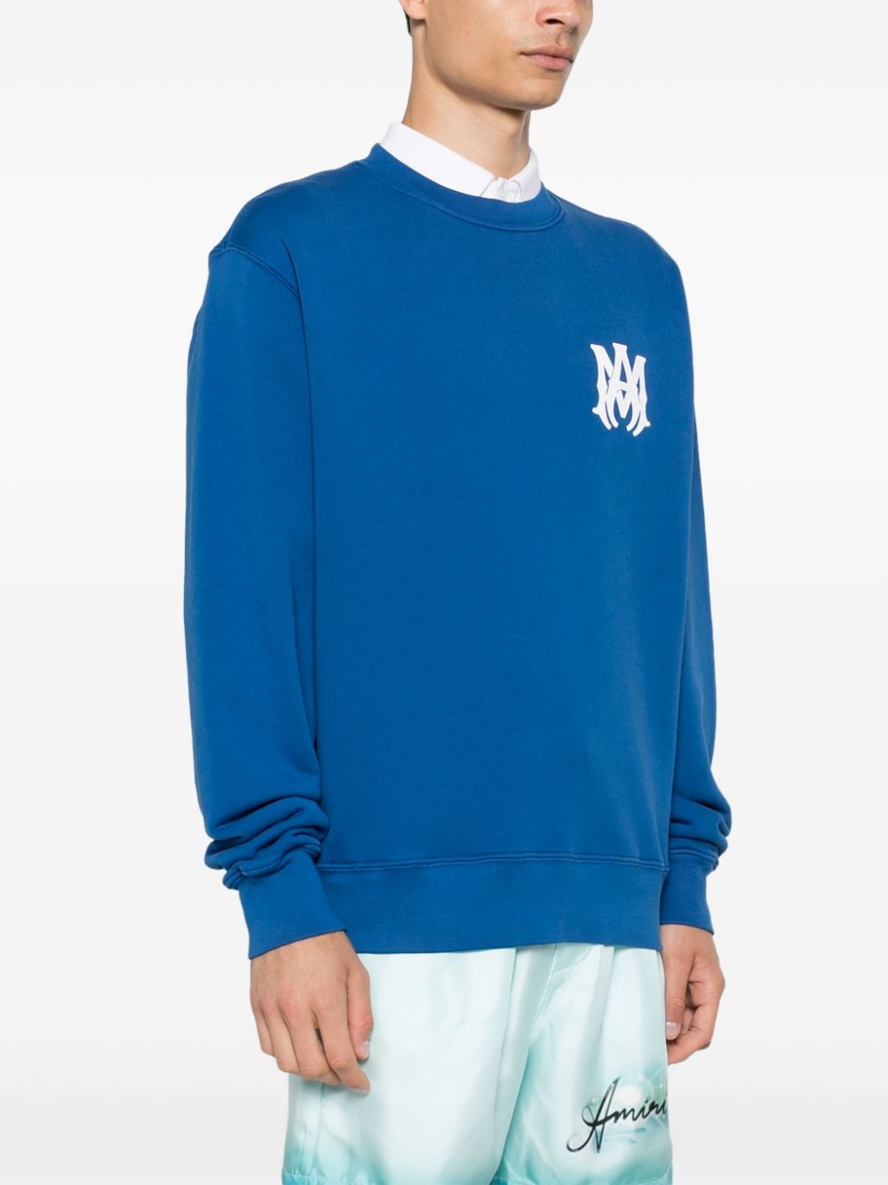 Shop Amiri Ma Core Sweatshirt In Blue