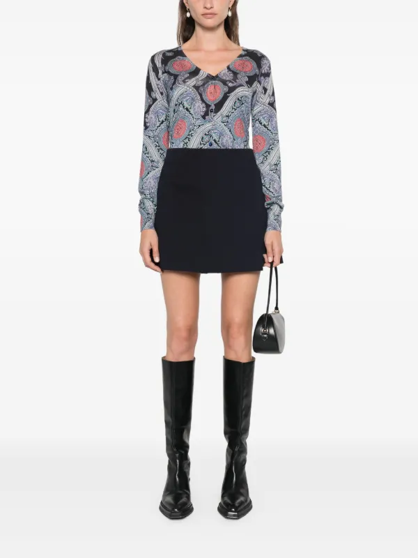 ETRO paisley-print Cardigan | Blue | FARFETCH GE ETRO paisley-print Cardigan | Blue | FARFETCH GE