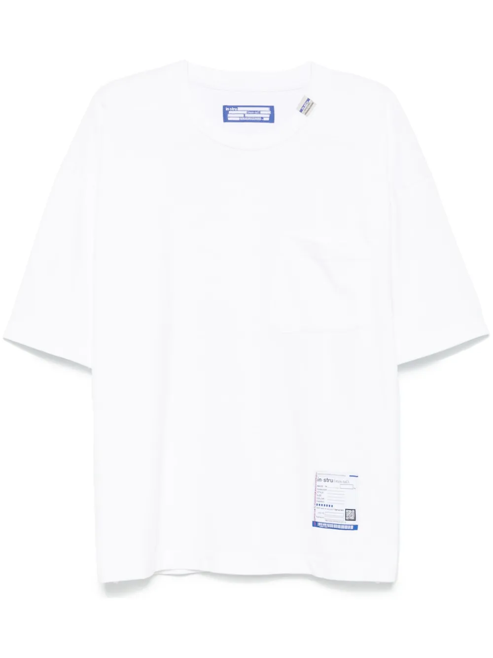 Maison MIHARA YASUHIRO T-shirt met logopatch Wit