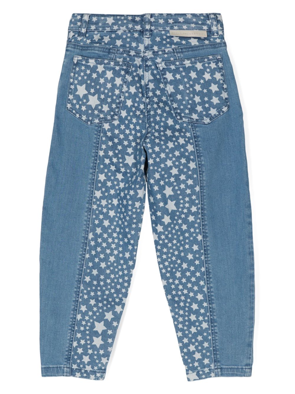 Stella McCartney Kids Star pattern jeans - Blauw