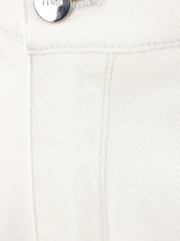 Fendi white jeans deals