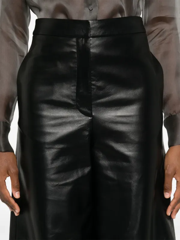 FABIANA FILIPPI ファビアナフィリッピ ワイドパンツ 40 Fabiana Filippi ワイドパンツ | ブラック | FARFETCH JP