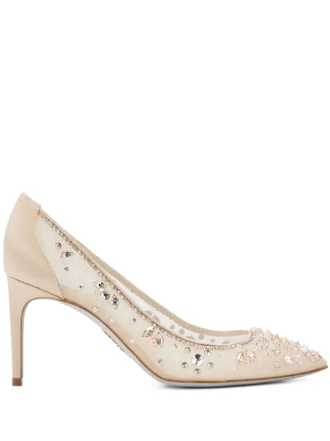 René Caovilla 75mm Cinderella pumps