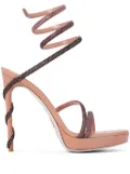 René Caovilla 120mm Margot sandals - Pink
