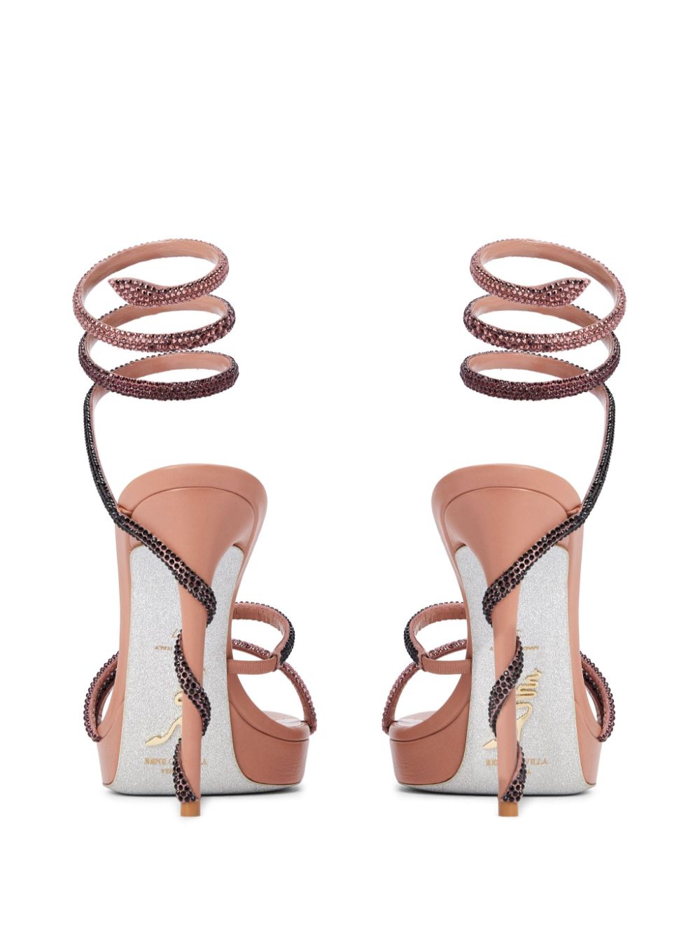 RENÉ CAOVILLA 120MM MARGOT SANDALS 