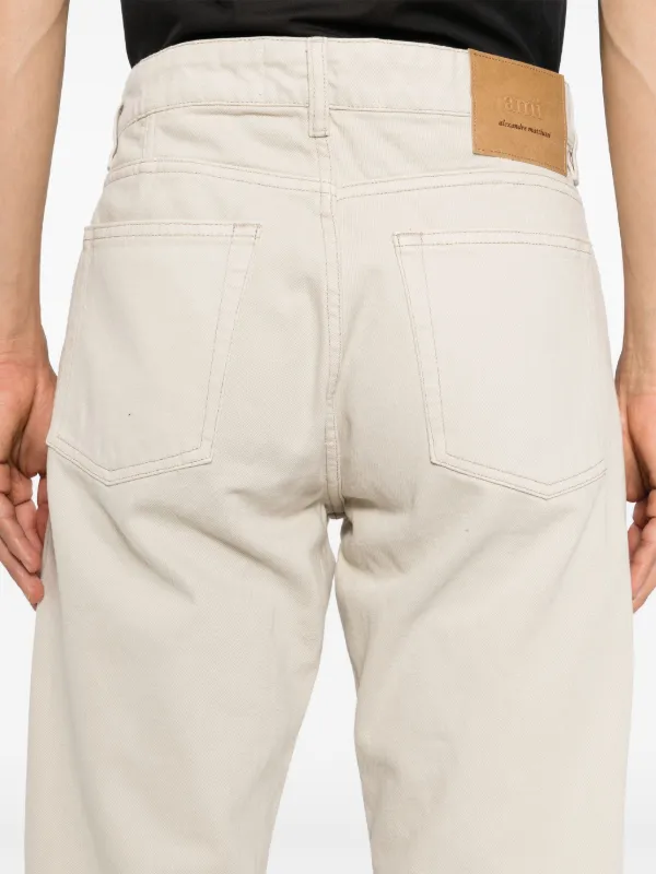 AMI Paris straight-leg Jeans | Neutrals | FARFETCH