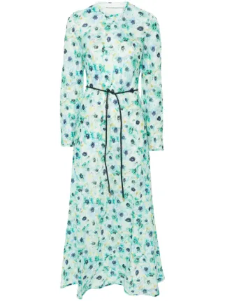 Zimmermann ラッキーフローラルティアードコットンマキシドレス ZIMMERMANN コットン マキシワンピース ティアード フローラル