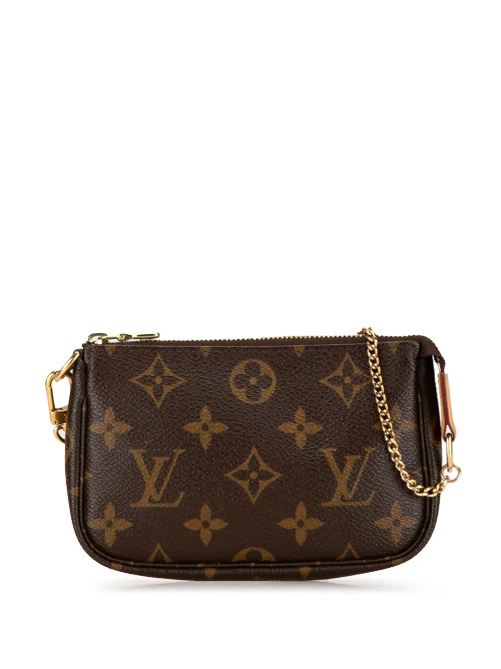 Louis Vuitton Pre Owned Bolsa De Mano Monogram Mini Pochette Accessoires 2010 Marron FARFETCH MX
